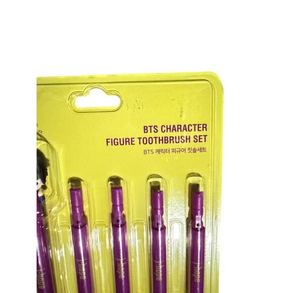 BTS Character Figure Toothbrush Set - J-Hope - Picture 2 of 8